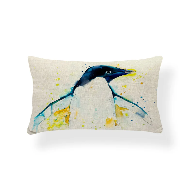 Акварельные искусственные наволочки наволочка шнауцера чехол с геометрическим