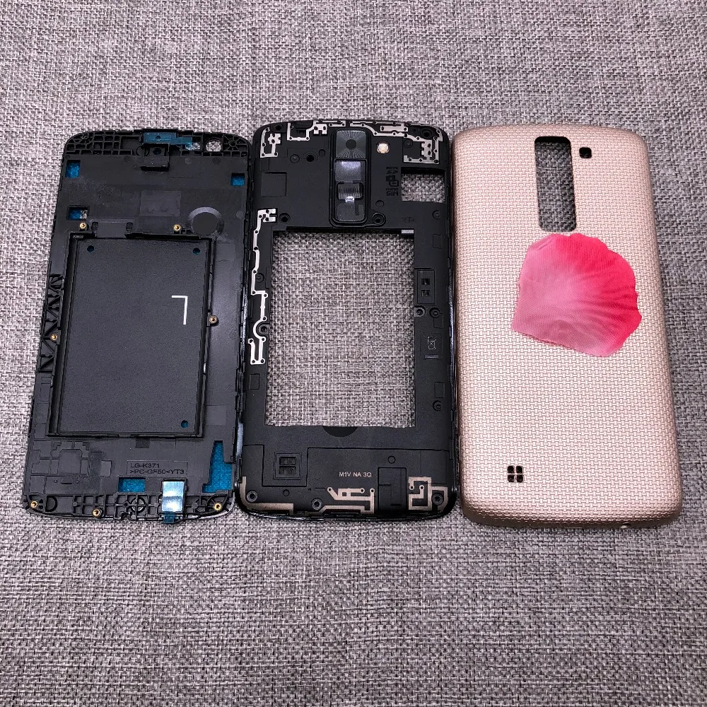 Полный Передняя Ближний задняя Рама корпуса Аккумулятор Чехол для LG K8 2016 Феникс 2