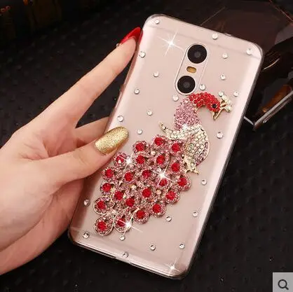 Роскошный модный чехол с кристаллами мягкий бриллиантами для Xiaomi Redmi 4 Pro 4A 4X Note 3