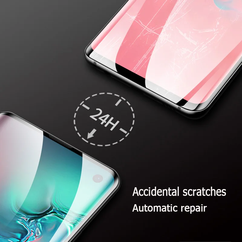 HYSOWENDLY 9D полное покрытие Защита экрана для Samsung galaxy S10 S8 S9 Plus lite мягкая Гидрогелевая