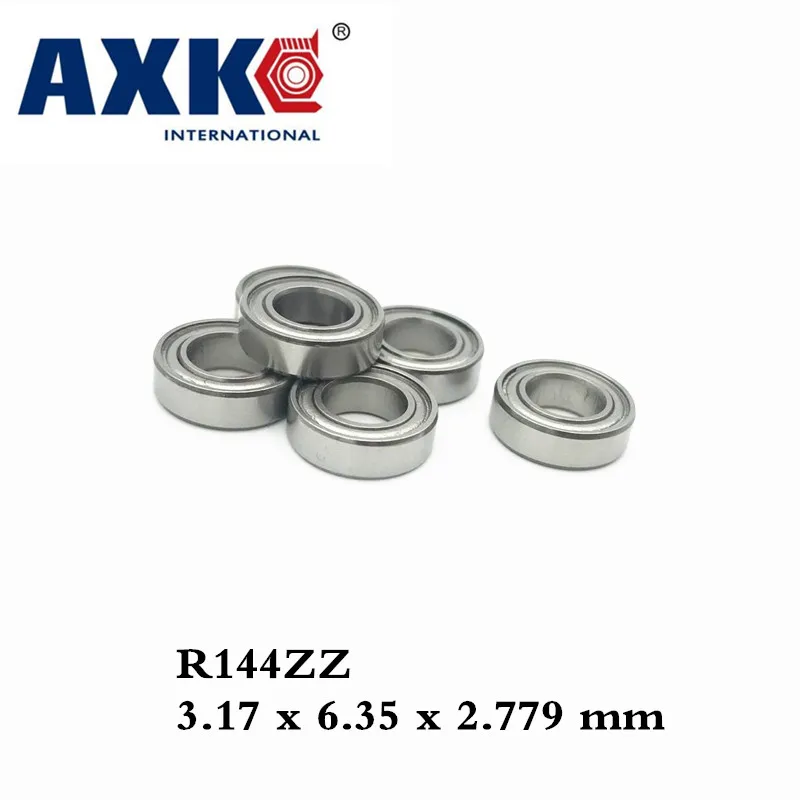 Axk 10 шт. R188zz подшипник R188 Zz Миниатюрный R188-zz шарикоподшипник с глубоким желобом 6,35*12,7*4,76 мм