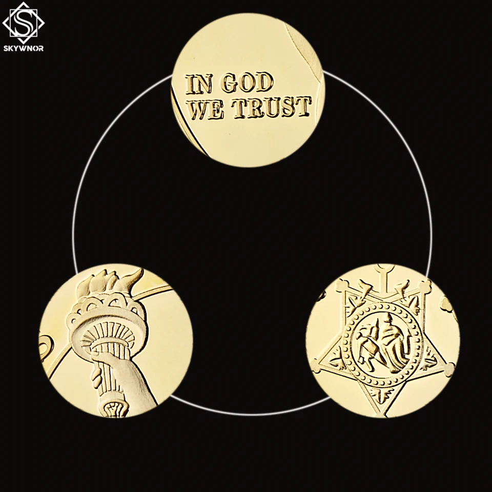 Золотая медаль Honor In God Соединенные Штаты Америки 999/1000|Безвалютные монеты| |