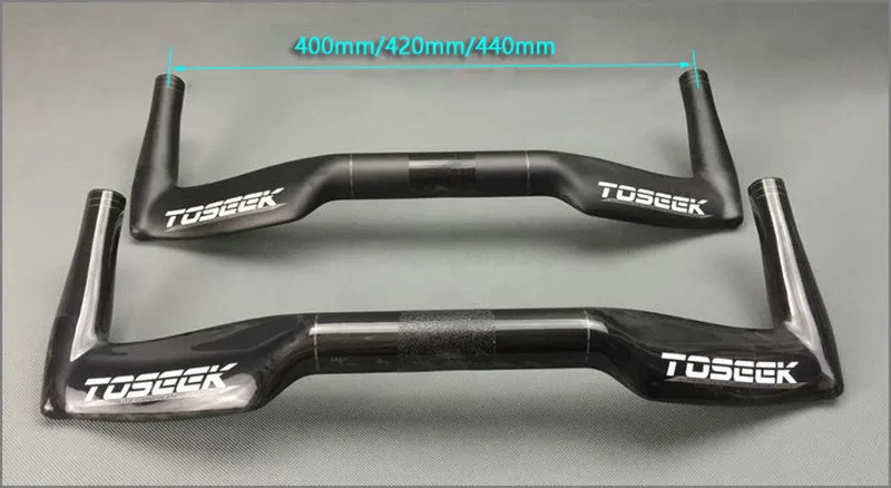 Новинка Toseek UD полностью из углеродного волокна, велосипед TT руль MTB дорожный велосипед Байк; велосипед TT Ручка глянцевая/матовая 31,8*400/420/440 мм