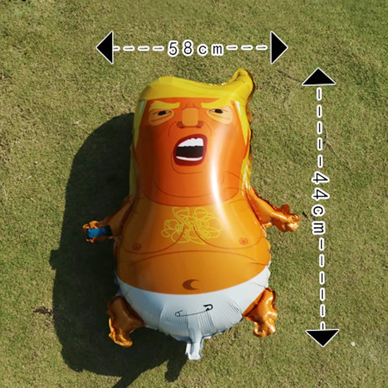 Забавные детские воздушные шары из фольги Trump 22 8 дюйма надувные вечерние
