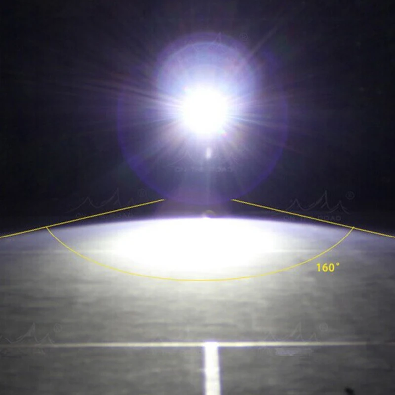 2 шт. светодиодный мотоциклетные фары 12 В 20 Вт 1200 лм