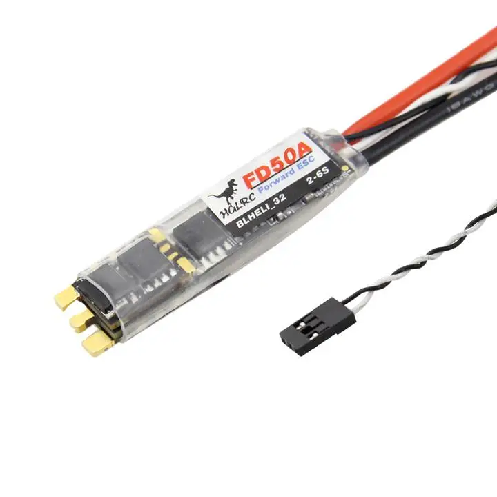 4 шт. HGLRC Forward FD50A 50A 2-6S Blheli_32 32bit DSHOT1200 бесщеточный ESC для RC FPV Racing Drone | Игрушки и хобби