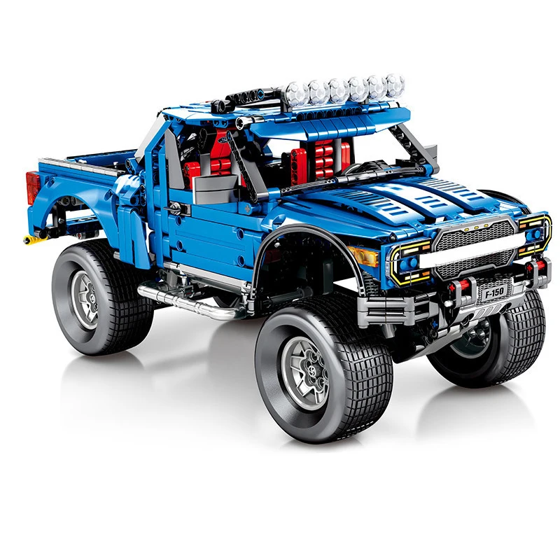 Science and Technic серия Sembo F 150 гоночный пикап развивающие строительные блоки игрушки
