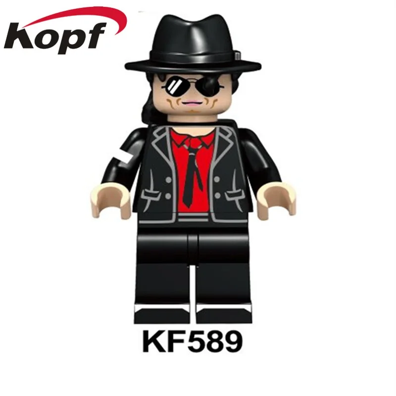 KF589 Without Box KF590, одна распродажа, строительные блоки, супергерои Элвиса Арона рресли Фредди Меркурий, коллекция фигурок для детей, игрушки, подарок - Цвет: KF589 Without Box