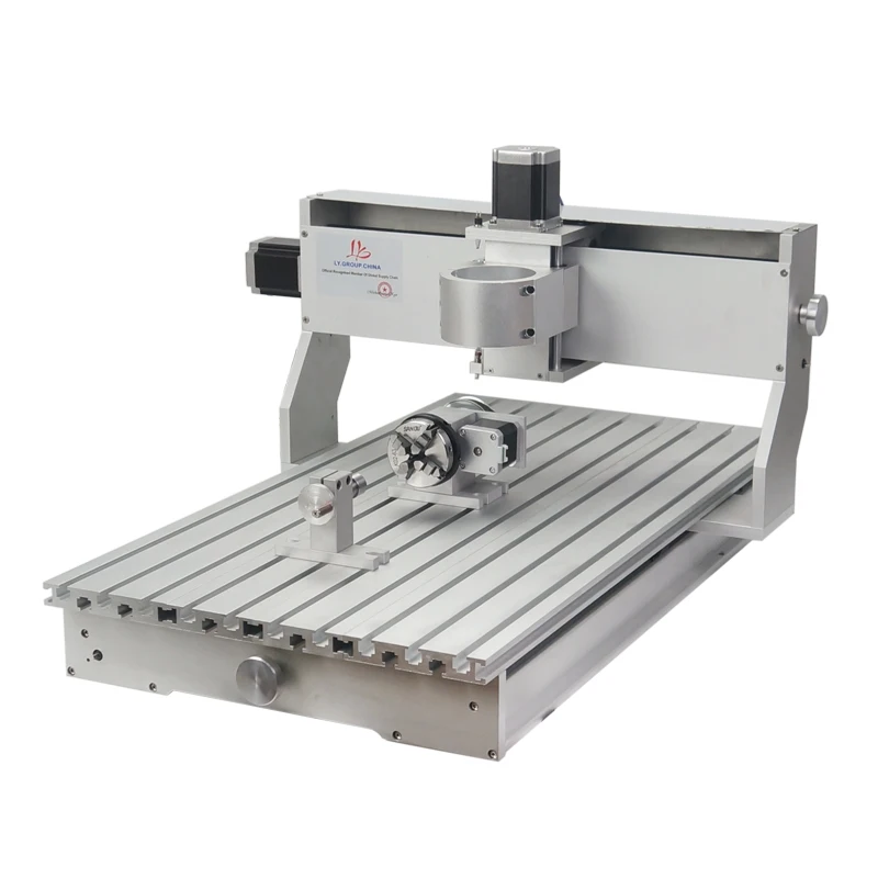 

6040 2200w Ball Screw 3 axis 4 Axis DIY CNC Engraving Machine Frame For 60*40 2.2KW cnc Router engraver Spindle fixture 80mm