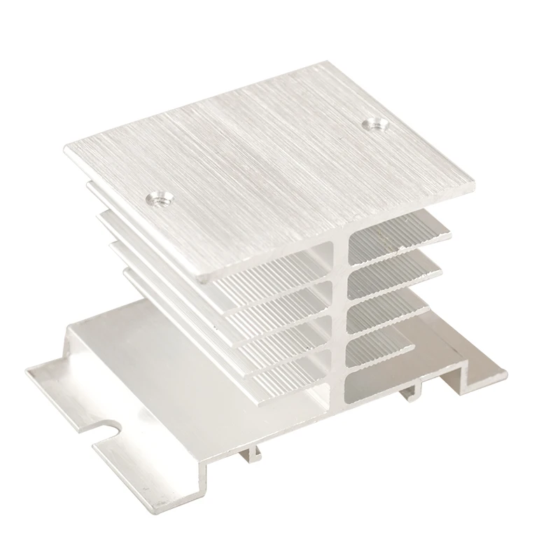 Алюминиевый рассеиватель тепла T60 для однофазного твердотельного реле SSR 10A 25A