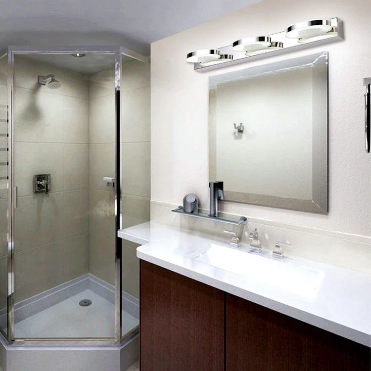 Овальный светодиодный зеркальный светильник для ванной комнаты AC110V/220В белый