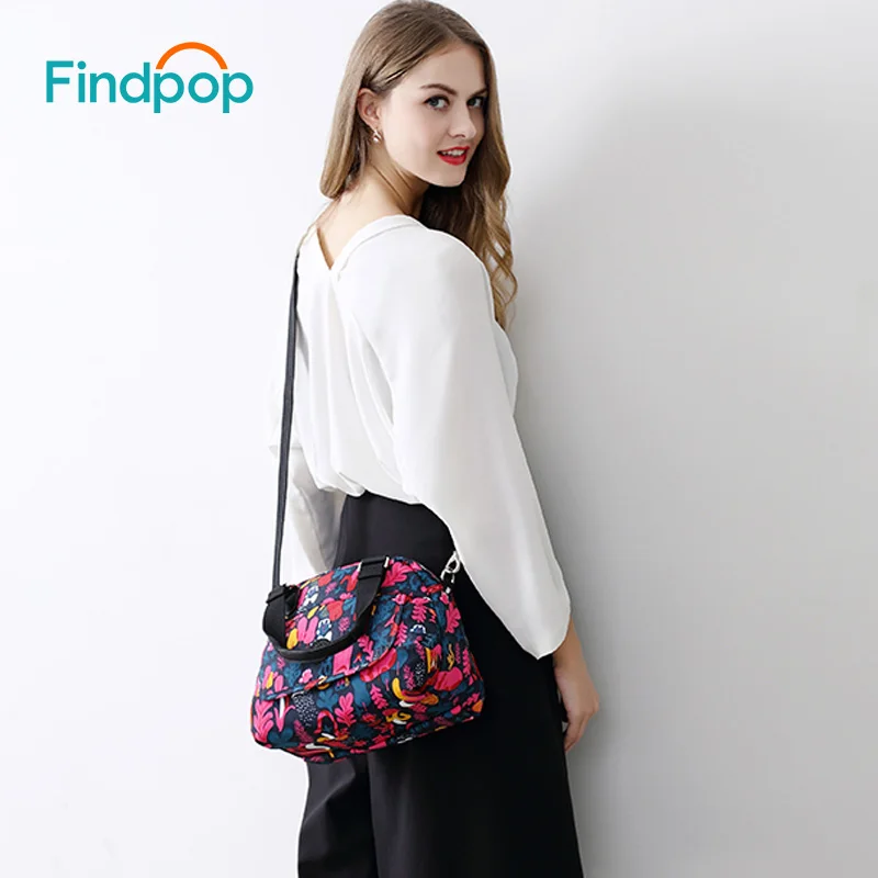 Сумка Findpop Женская водонепроницаемая с цветочным принтом|monkey bag|monkey brand bagbrand shoulder