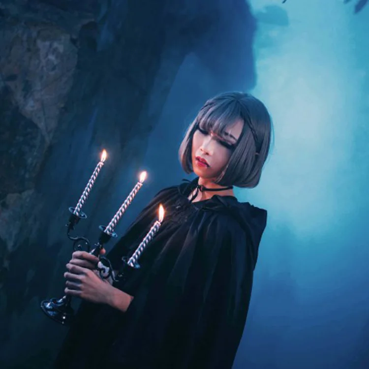 Костюм на Хэллоуин для взрослых мужчин и женщин плащ детей черный ведьмы Плащ