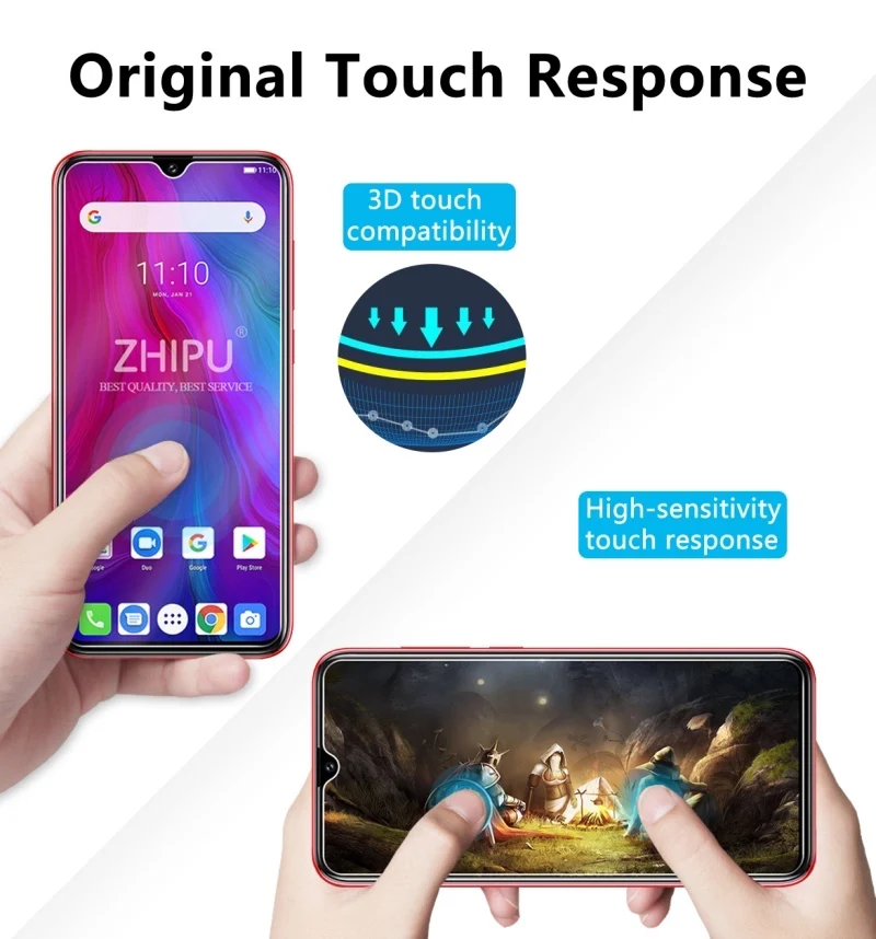 2 шт закаленное стекло для Ulefone power 6/3L стекло протектор экрана 2.5D 9H закаленное стекло для Ulefone power 6 защитная пленка