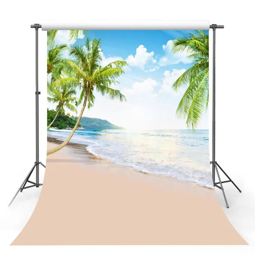 

Тропический морской пляж Морская звезда ракушки КОРАЛЛОВЫЙ ПЕСОК Пальма праздничный сценический фон для фотосъемки фон для фотостудии