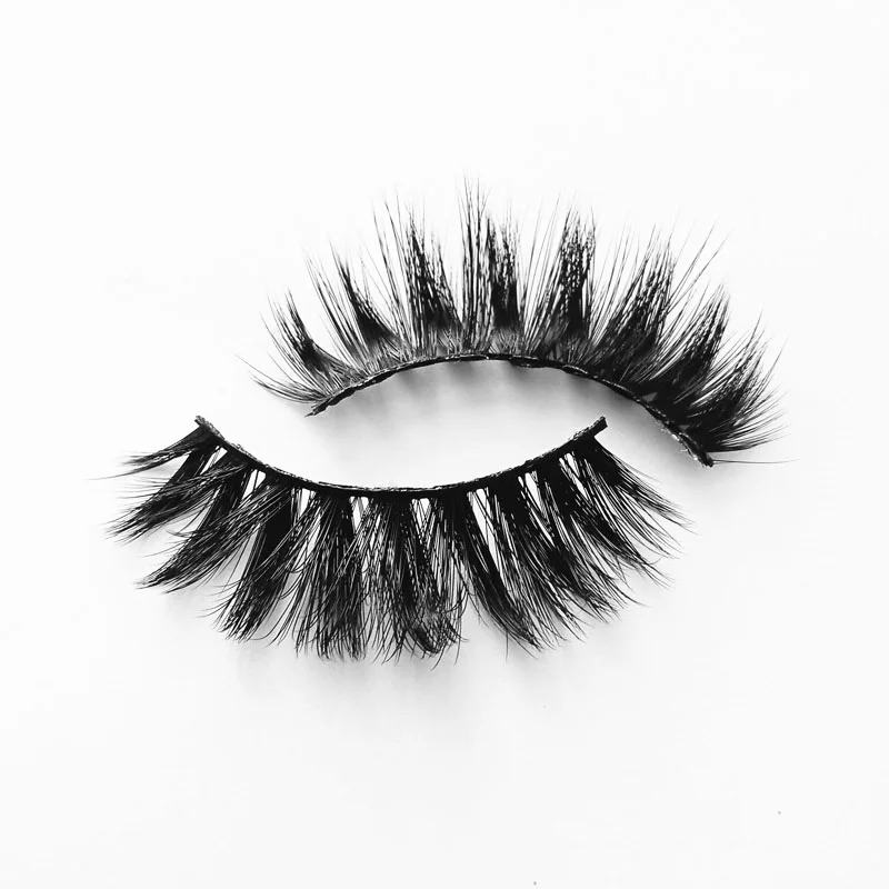 

1 Pair 3D100% Handmade Fake Eyelashes Natural Long Thick Daily Makeup Thick Cross Natural Curling Eyelashes Extension Tool