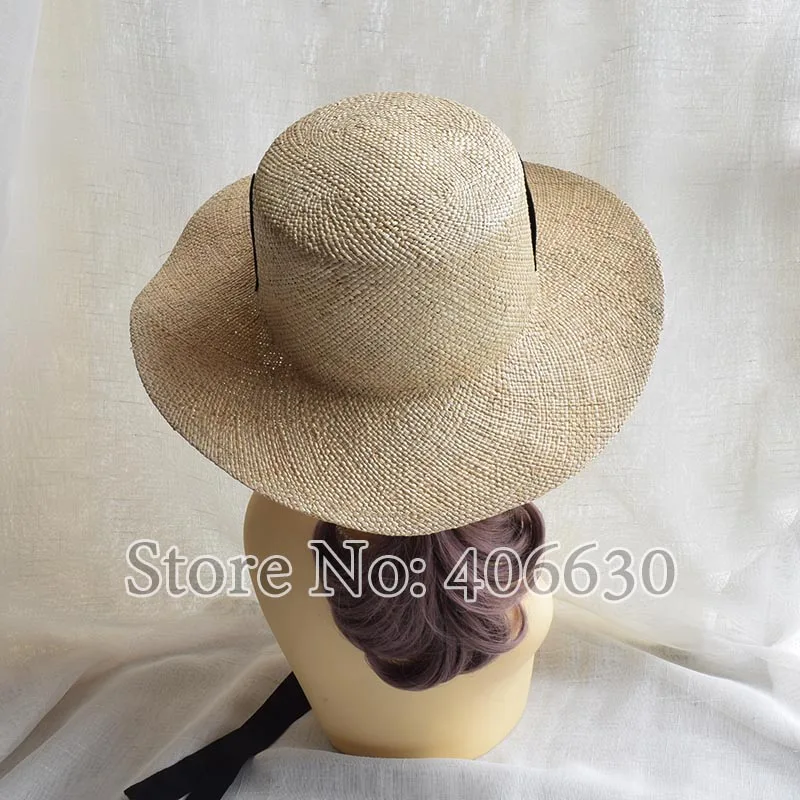 Летние женские соломенные солнцезащитные пляжные шляпы с широкими полями