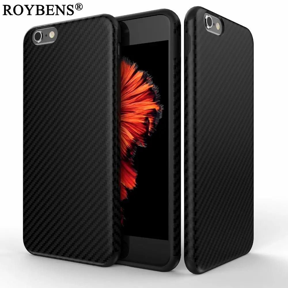 Для iPhone 6 S Чехол новый экологический углеродного волокна чехол для 7/iPhone 7 Plus