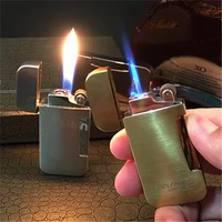 flame switch torch lighter grinding wheel free fire jet butane turbo gas cigar lighter 1300 c outdoor windproof pipe