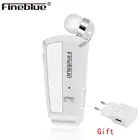 Новейшая беспроводная деловая Bluetooth-гарнитура Fineblue F990, спортивные наушники с телескопическим зажимом, стереонаушники с вибрацией