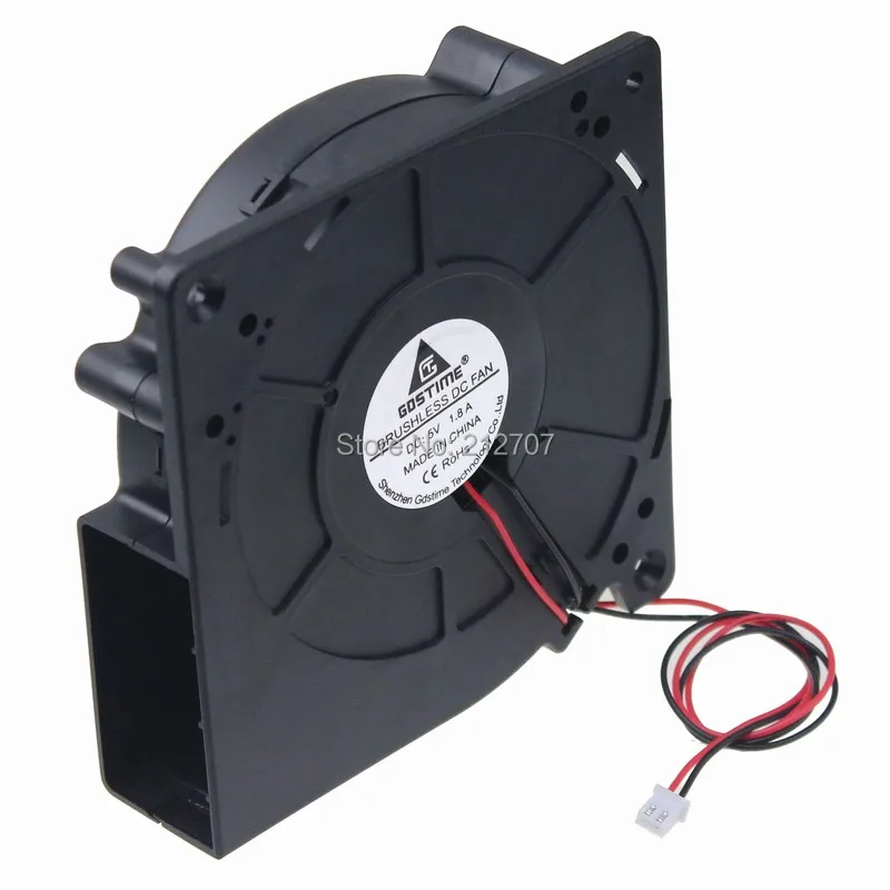 10 шт. Gdstime DC 5 в 2 штырька 120 мм 120x32 12032 шариковый стандартный черный охлаждающий