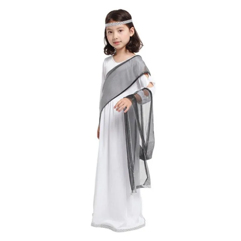 Children Girl Ancient Greece Rome Cosplay Stage Performance Role Play Party halloween costume for kids|Костюмы для девочек| |