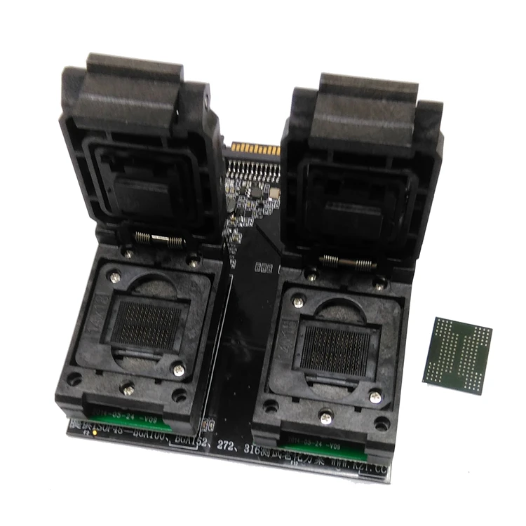 BGA152 BGA132 к DIP48 тестовое гнездо раскладушка структура джиг SSD интерфейс