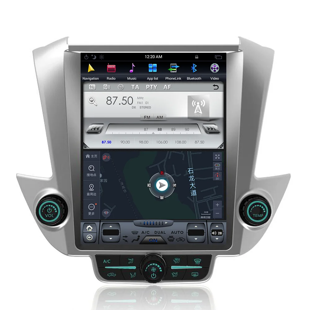 Для Tesla Style 12 1 &quotAndroid автомобильный DVD для GMC Yukon/Chevrolet Tahoe Suburban 2015-2017 головное