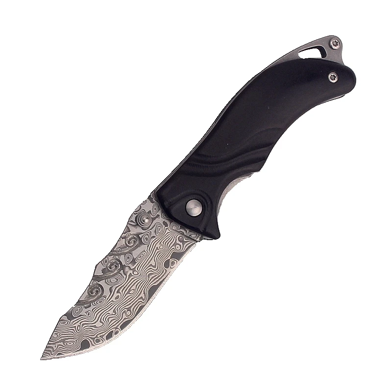 Новый VG10 Дамаск нож Япония Дамасская сталь выживания складной портативный