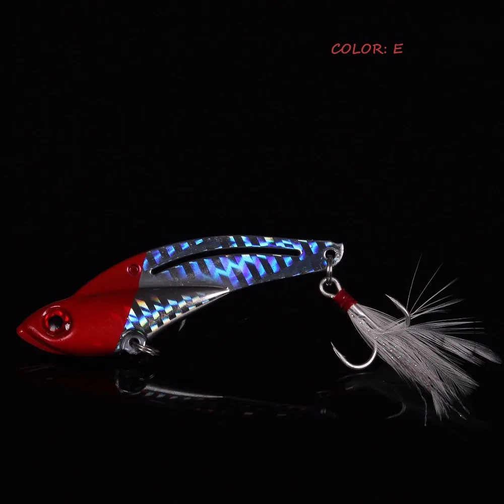 10 г/14 г/20 г/25 г VIB твердая приманка с шариками и тройными крючками Vib Crankbait Fish воблер