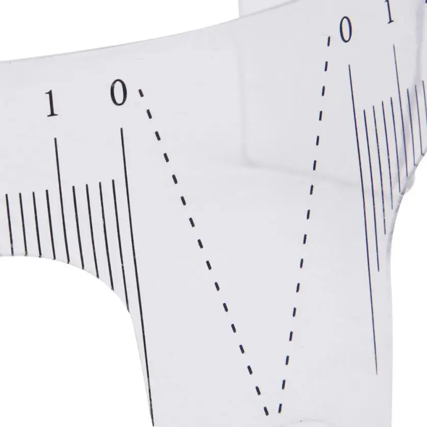 1pcs Tattoo Stencil New Microblading Eyebrow Skin Marker Pen With Measure Measuring Ruler Makeup Beautiful Tool 9.14 | Красота и