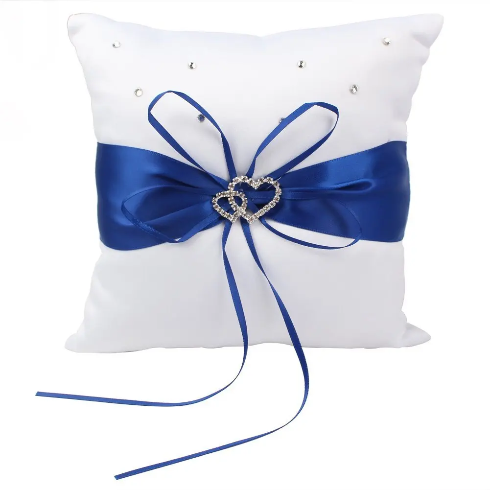 Simple Basket Pillow Set Bowknot Flower Girls Baskets And Ring Pillows Suit For Wedding Decoration Accessories Party Supplies A | Дом и сад