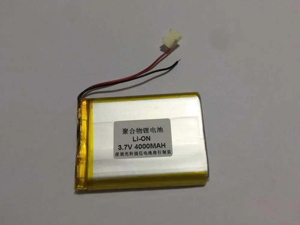 Новая полностью емкостная 3 7 V полимерная литиевая батарея 105070 4000MAH GPS Мобильная