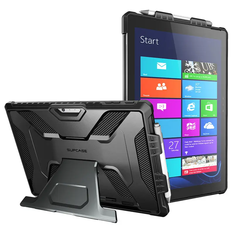 Для Surface Pro 7 /Pro 6/Pro 5/Pro 4/Pro LTE чехол SUP чехол UB PRO полноразмерный Прочный чехол с подставкой, совместим с клавиатурой