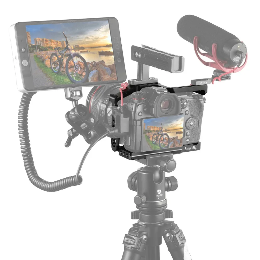 SmallRig G9 клетка для Panasonic Lumix Quick Release Dslr Камера с железнодорожный вокзал Холодный