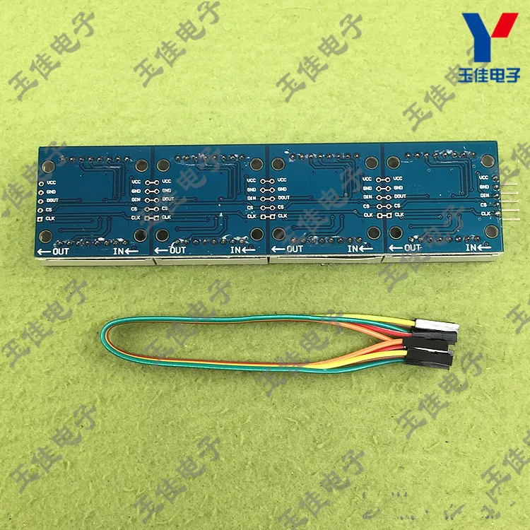 Бесплатная доставка! Модуль точечной матрицы max7218 модуль 4-в-1 MCU с драйвером