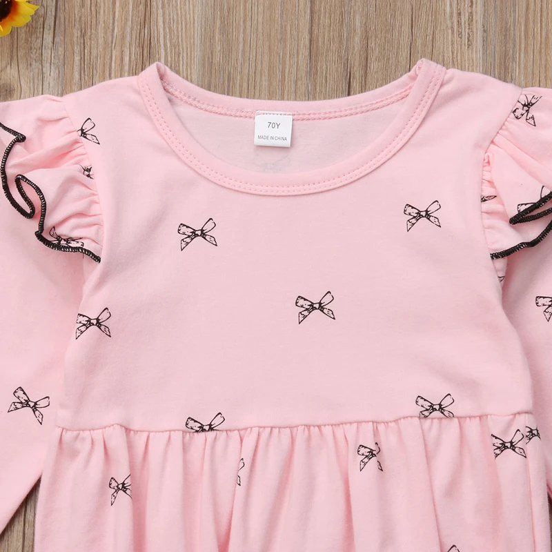 Pudcoco Одежда для новорожденных малышей девочек с длинным рукавом комбинезон