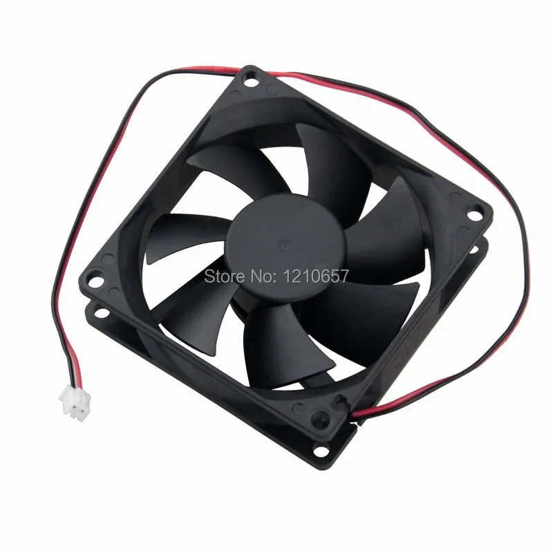 2 шт. в партии Gdstime 8025B 80 мм 80x80x25 8 см шариковый DC 24V 2Pin охлаждающий вентилятор для