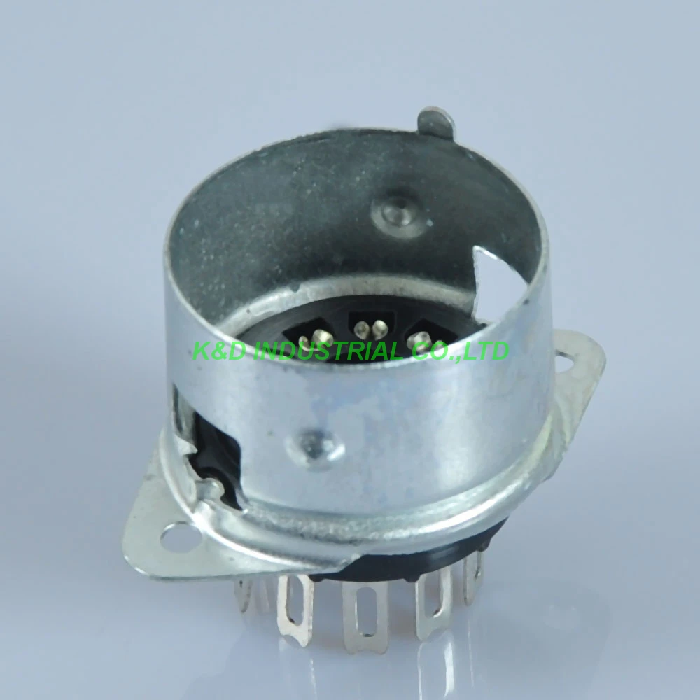 

5pcs Black 9 Pin Female Vacuum B9A Tube Socket With Shield Base for ECC81/2/3