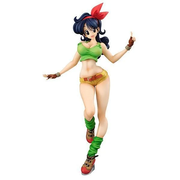 Huong Anime 20 см Dragon Ball Z Girl Lunchi Blue Hair ver. ПВХ фигурка модель коллекционные игрушки |