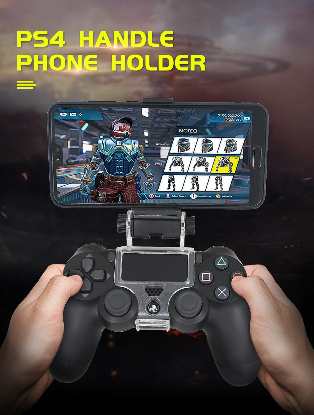 TISHRIC держатель для телефона кронштейн Геймпад контроллер для PS4 DualShock Xbox One контроллер геймпад ручка