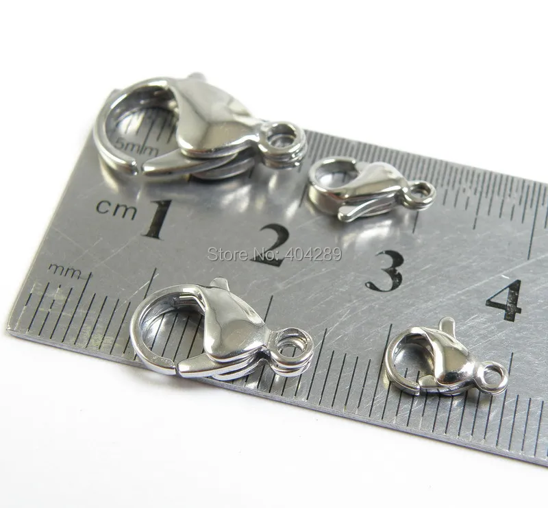 Застежка-карабин из нержавеющей стали 316L крючок сделай сам для модных ювелирных