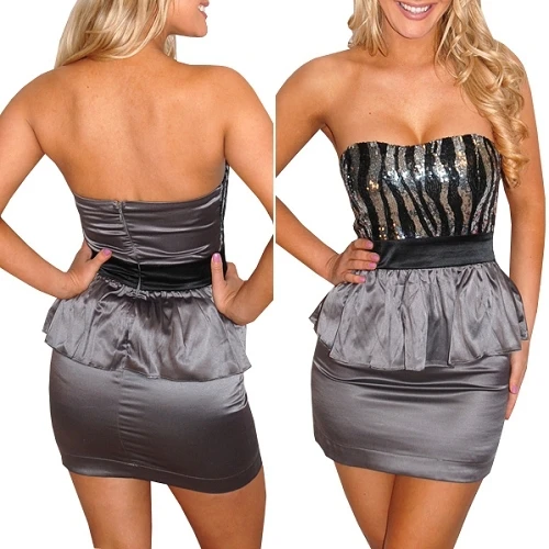 Free Shipping for Sexy Lady Clubwear 3S9596 Festive Women Party Dress peplum dress | Женская одежда