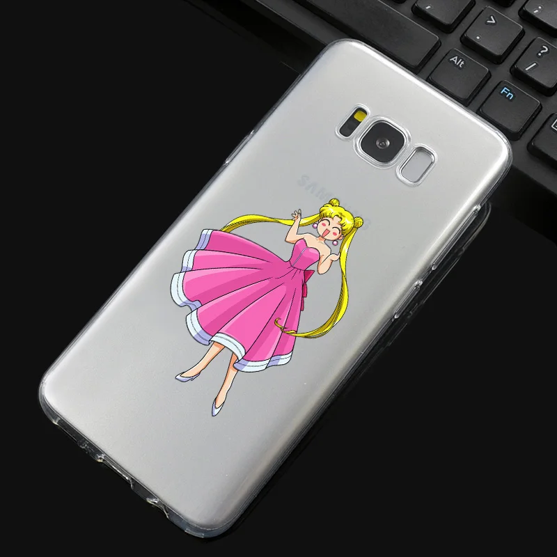 DREAMFOX L545 Сейлор Мун Мягкий ТПУ силиконовый чехол для samsung Galaxy Note S 7 8 9 10 11 10E 11E Lite Edge