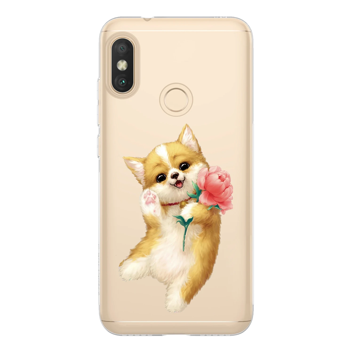 Чехол для Xiaomi Redmi 6 Pro 5 84 &quot мягкий силиконовый милый чехол из ТПУ с изображением