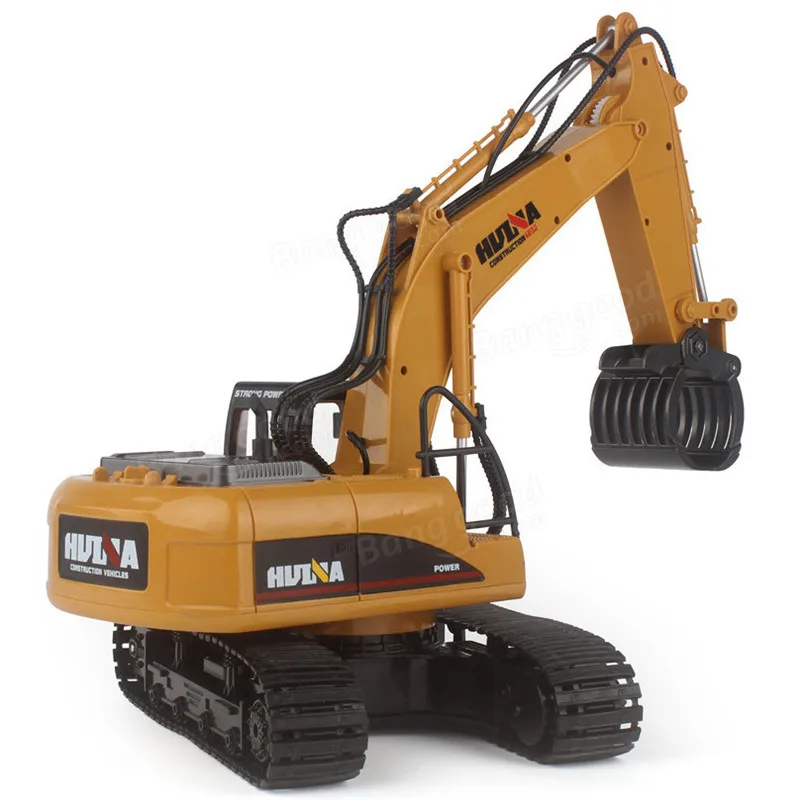 HuiNa 570 2 4G 1/12 RC экскаватор 16 каналов металлическая зарядка радиоуправляемая модель