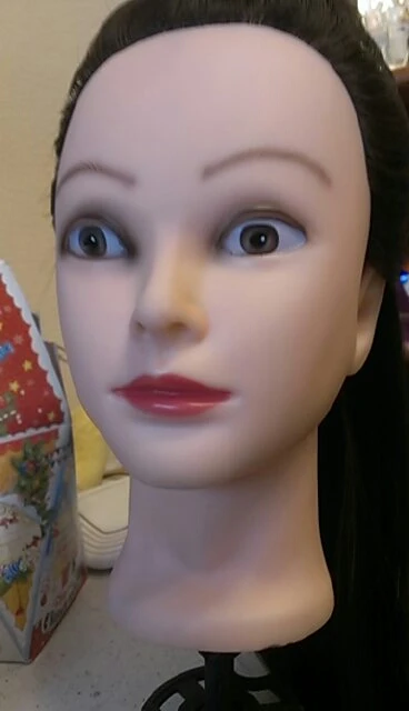 CAMMITEVER Mannequin 20 inch Hair Styling Long Hairdressing Head With Tools Training Doll Female Mannequins | Дом и сад