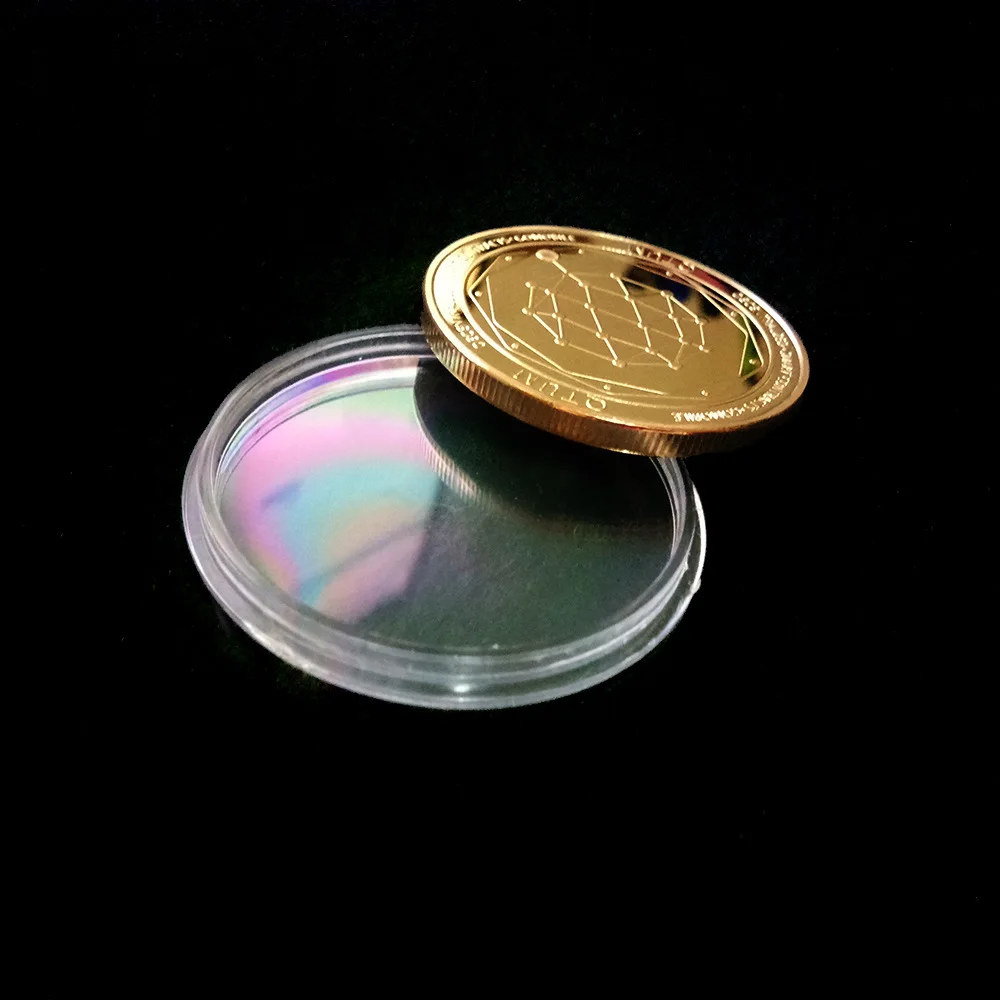 QTUM Квантовая Монета Золото Биткоин памятный круглый коллекционеры монета бит монеты цифровая валюта