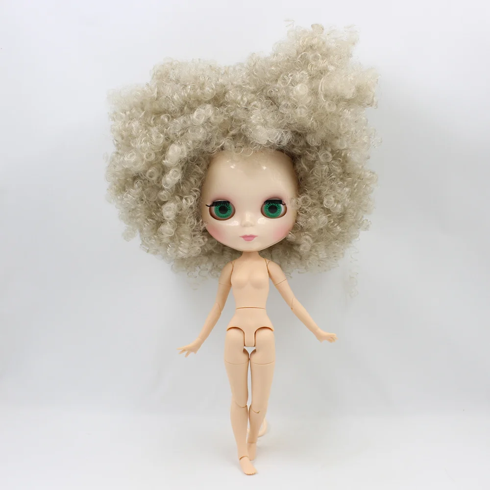Кукла Blyth шарнирная с белой кожей и глянцевым лицом Обнаженная ледяная