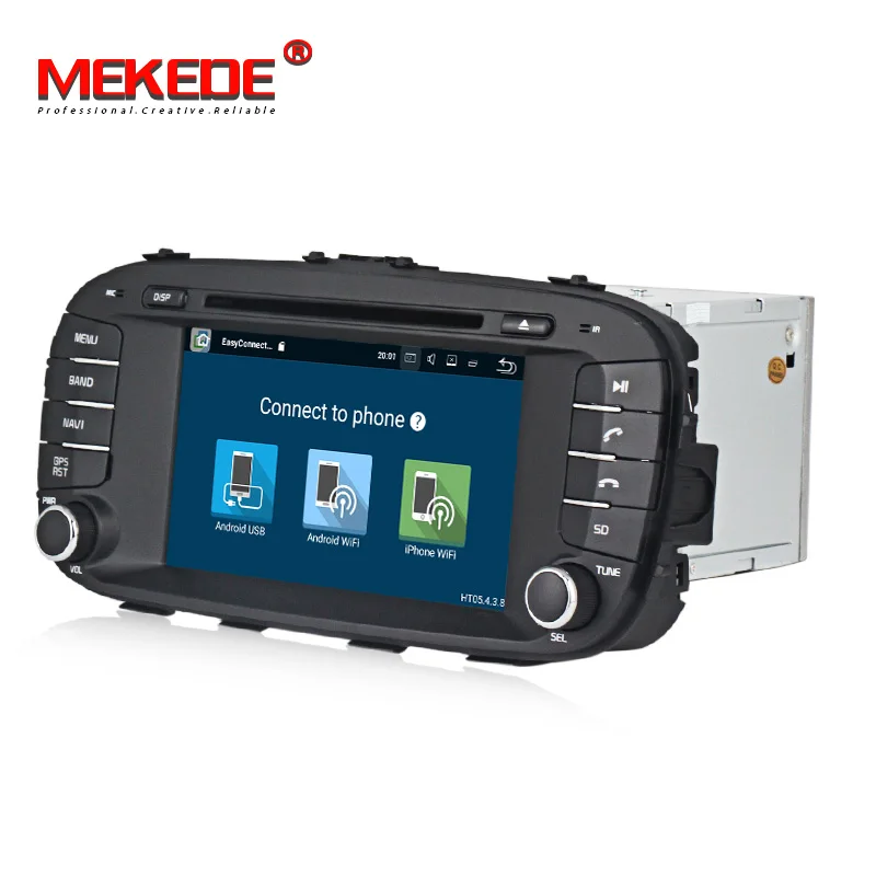 HD 1024x600 PX30 " чистый Android 9,0 2+ 16G Автомобильный gps-навигатор для Kia Soul 2013- BT автомобильный Радио dvd cd wifi